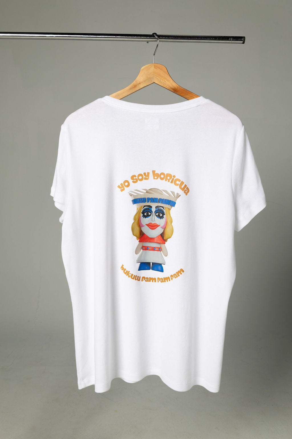 Tshirt Yo Soy Boricua 'Blanca'
