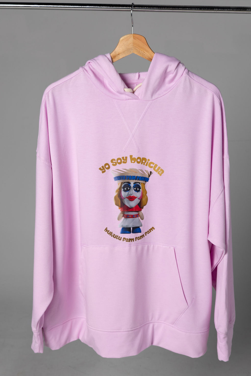 Hoodie Yo Soy Boricua 'Rosa'