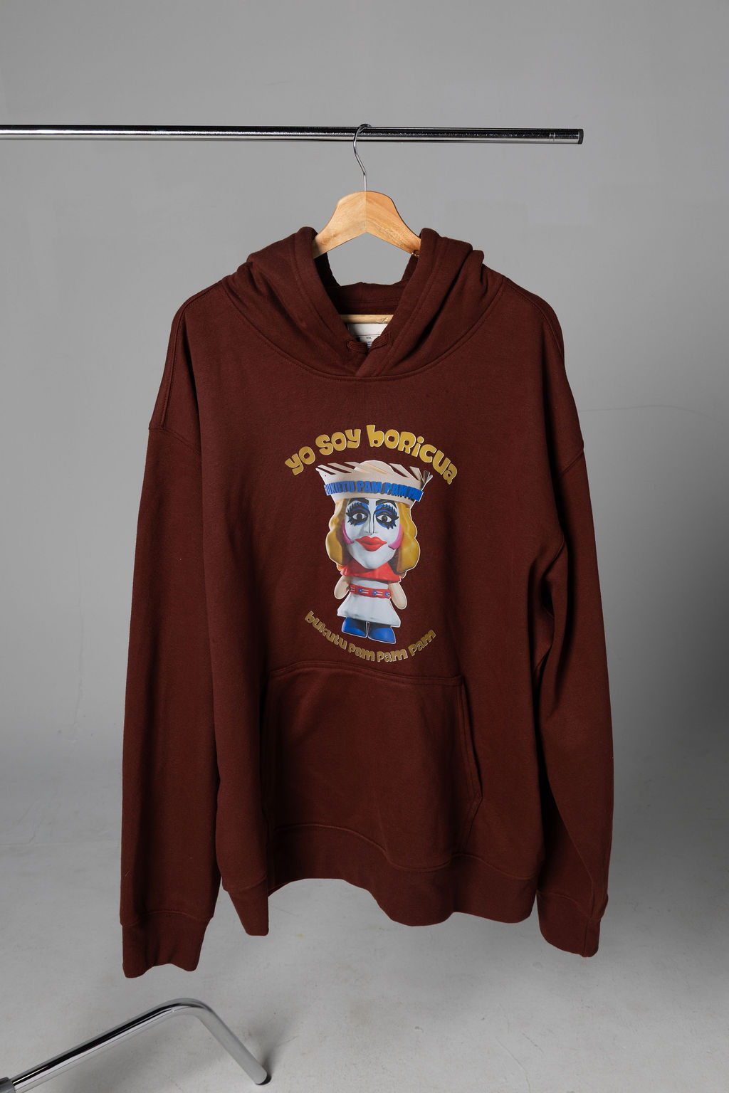 Hoodie Yo Soy Boricua 'Marrón'